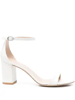 Stuart Weitzman: Белые сандалии  Nearlynude
