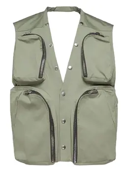 Rick Owens: Зелёный жилет 