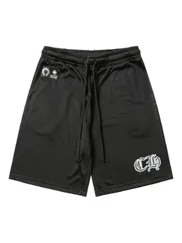 Chrome Hearts: Чёрные шорты 