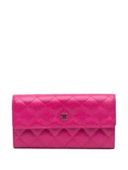 CHANEL Pre-Owned: Розовый кошелёк 