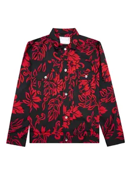 sacai: Рубашка с принтом 