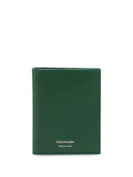Ferragamo: Зелёный картхолдер 