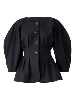 Carolina Herrera: Куртка с рукавами-фонариками 