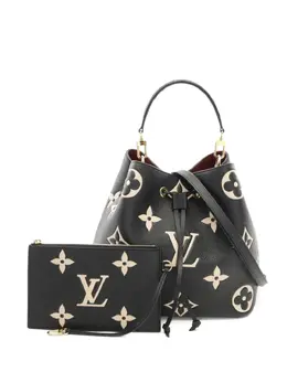 Louis Vuitton Pre-Owned: Чёрная сумка 