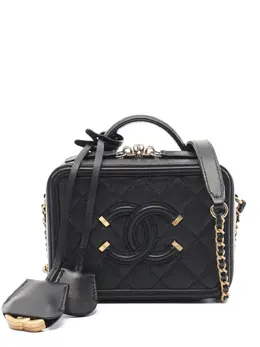CHANEL Pre-Owned: Чёрная сумка 