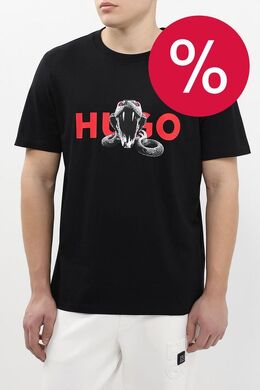 HUGO: Хлопковая футболка 