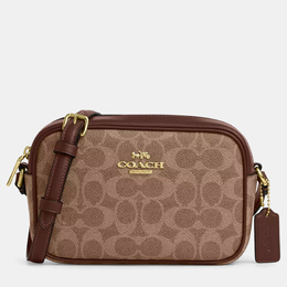 Coach: Коричневая сумка 