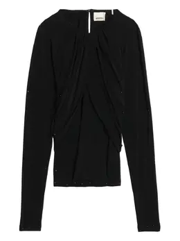 ISABEL MARANT: Чёрная блуза 