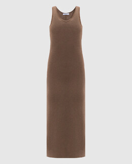 Max Mara: Коричневое платье 