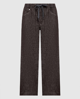 Brunello Cucinelli: Коричневые брюки 