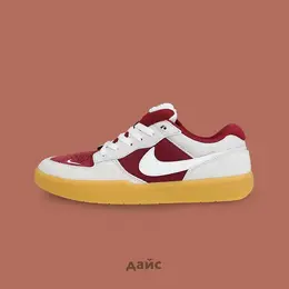 NIKE: Красные кеды 