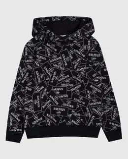 Balmain: Чёрная толстовка 