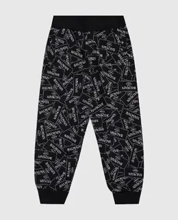 Balmain: Чорні брюки 