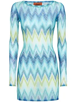 MISSONI: Платье с длинным рукавом 