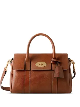 Mulberry: Коричневая сумка  Bayswater