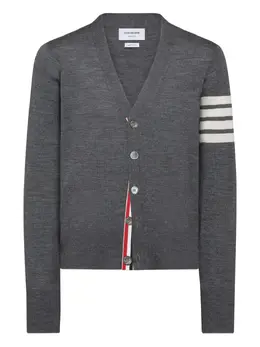 Thom Browne: Трикотажный кардиган  4-Bar