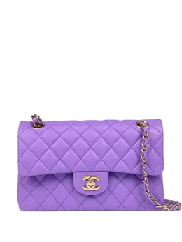 CHANEL Pre-Owned: Фиолетовая сумка 