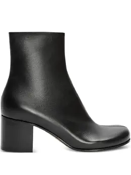 LOEWE: Чёрные ботинки  Heel
