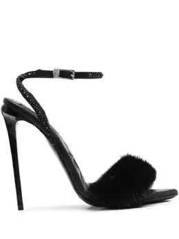 Philipp Plein: Сандалии  Crystal