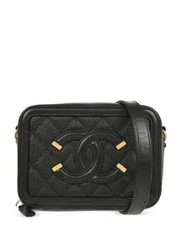 CHANEL Pre-Owned: Чёрная сумка 