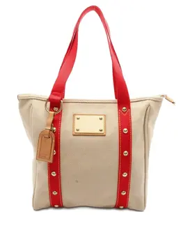 Louis Vuitton Pre-Owned: Бежевая сумка-шоппер 