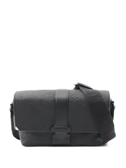 Louis Vuitton Pre-Owned: Чёрная сумка 