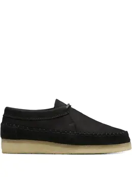 Clarks Originals: Чёрные лоферы 