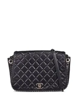 CHANEL Pre-Owned: Синяя сумка 