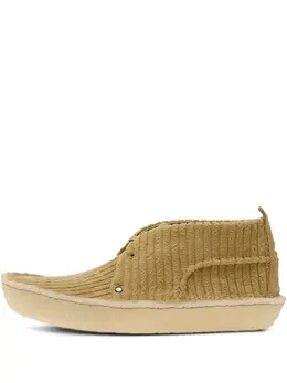 Clarks Originals: Ботинки цвета хаки 