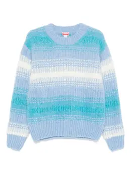 Kenzo: Свитер в полоску 