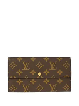 Louis Vuitton Pre-Owned: Коричневый кошелёк 
