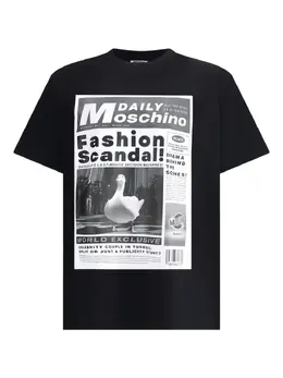 Moschino: Футболка с принтом 