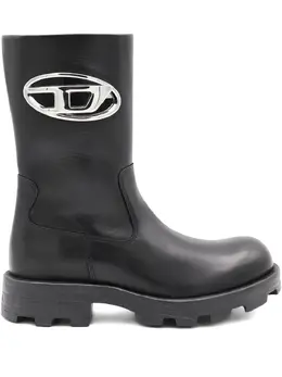 Diesel: Чёрные ботинки 