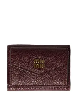 Miu Miu: Бордовый кошелёк 