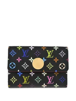 Louis Vuitton Pre-Owned: Чёрный кошелёк 