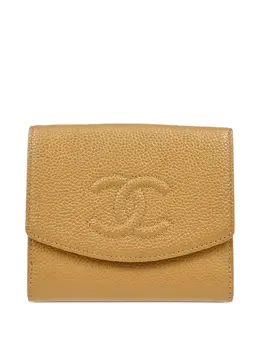 CHANEL Pre-Owned: Бежевый кошелёк 