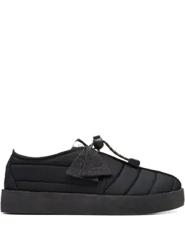 Clarks Originals: Чёрные кроссовки 