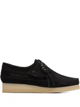 Clarks Originals: Чёрные лоферы 