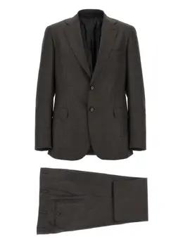 Brioni: Коричневый костюм 