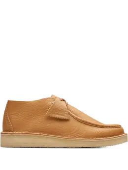 Clarks Originals: Бежевые ботинки 