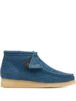 Clarks Originals: Синие ботинки 