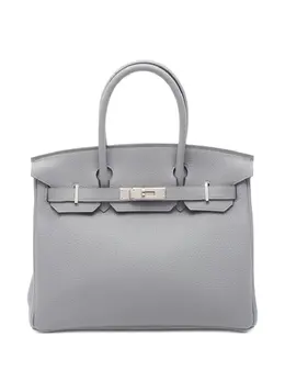 Hermès Pre-Owned: Серебристая сумка 