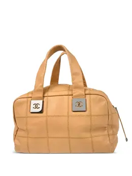 CHANEL Pre-Owned: Бежевая сумка 
