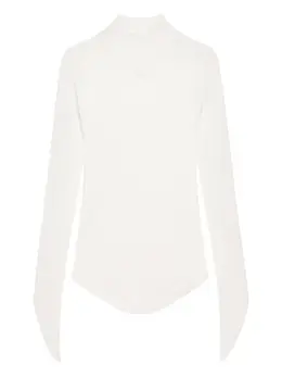 Courrèges: Белый свитер 