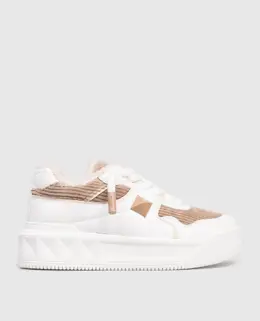 Valentino: Білі кросівки  ONE STUD