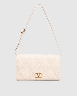 Valentino: Бежеві сумки 