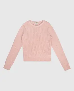 Moncler ENFANT: Рожеві светри 