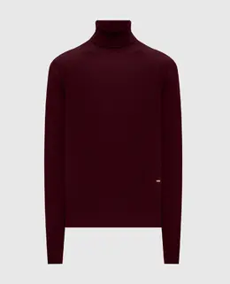 Woolrich: Бордовый свитер 
