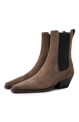 Brunello Cucinelli: Бежевые ботинки 