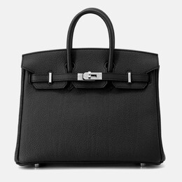 Hermes: Чёрная сумка-шоппер  Birkin